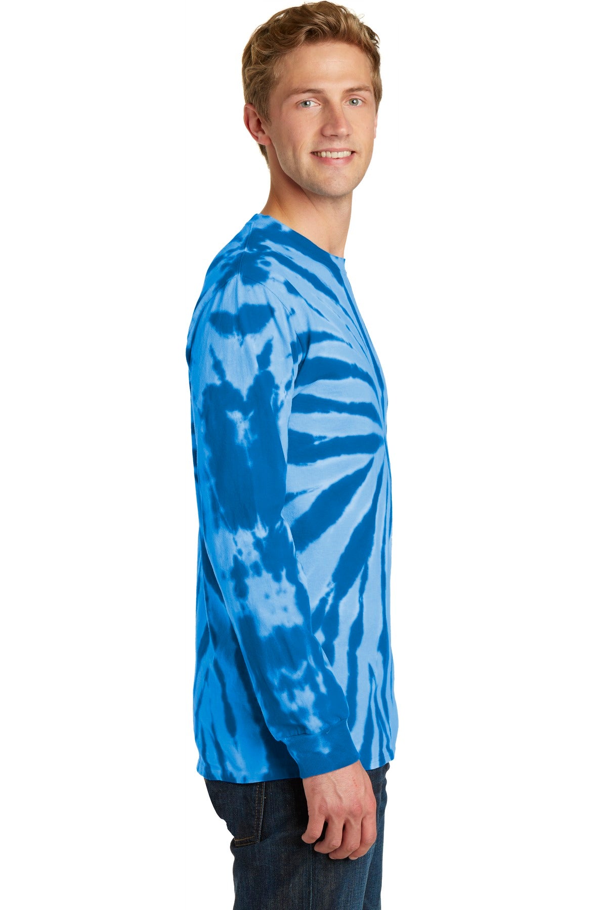 Royal Port & Co Tie-Dye Long Sleeve Tee. PC147LS