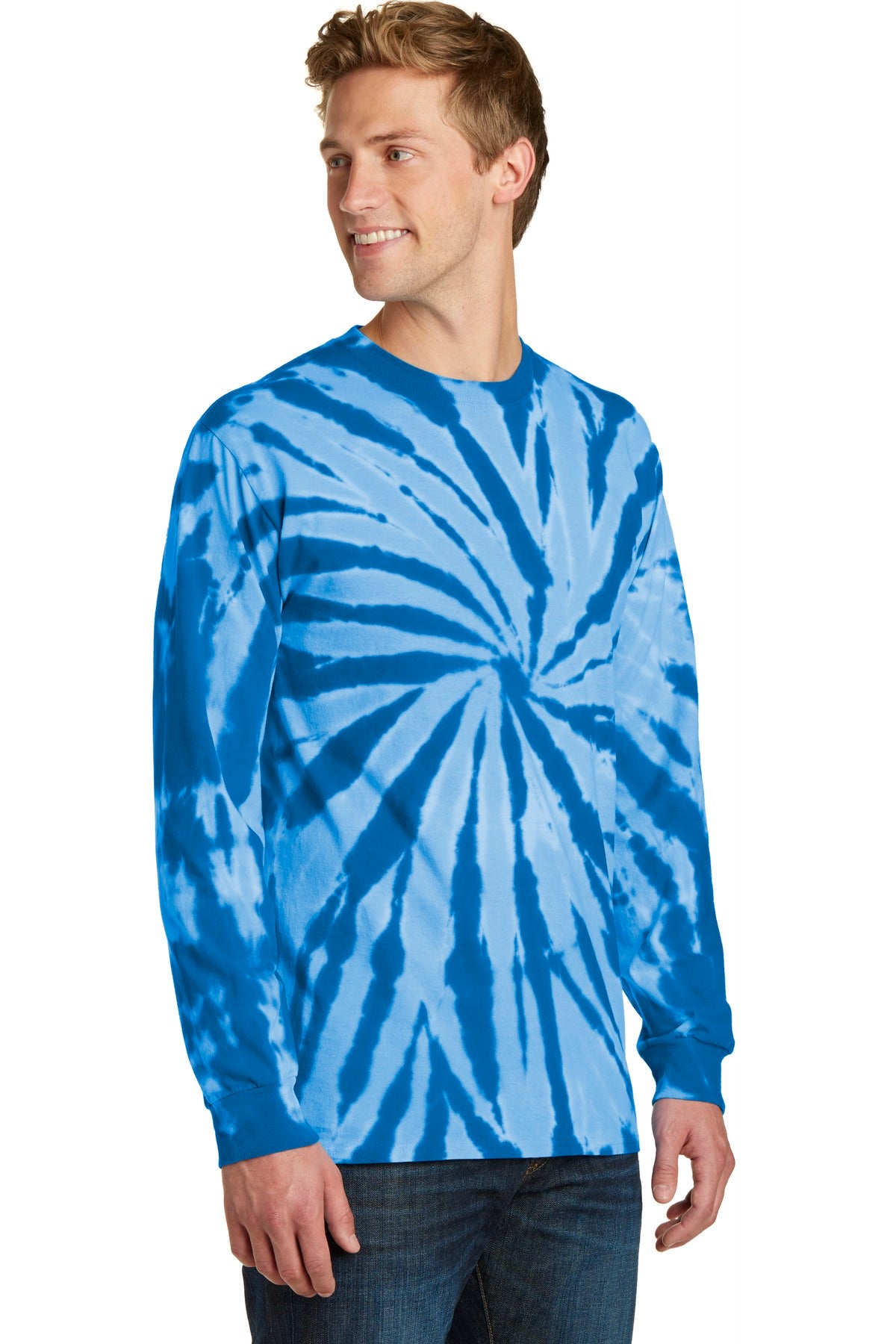 Royal Port & Co Tie-Dye Long Sleeve Tee. PC147LS