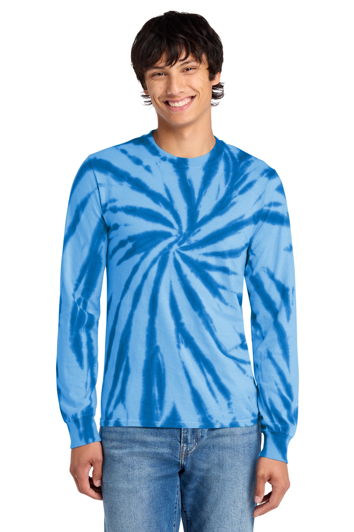 Royal Port & Co Tie-Dye Long Sleeve Tee. PC147LS
