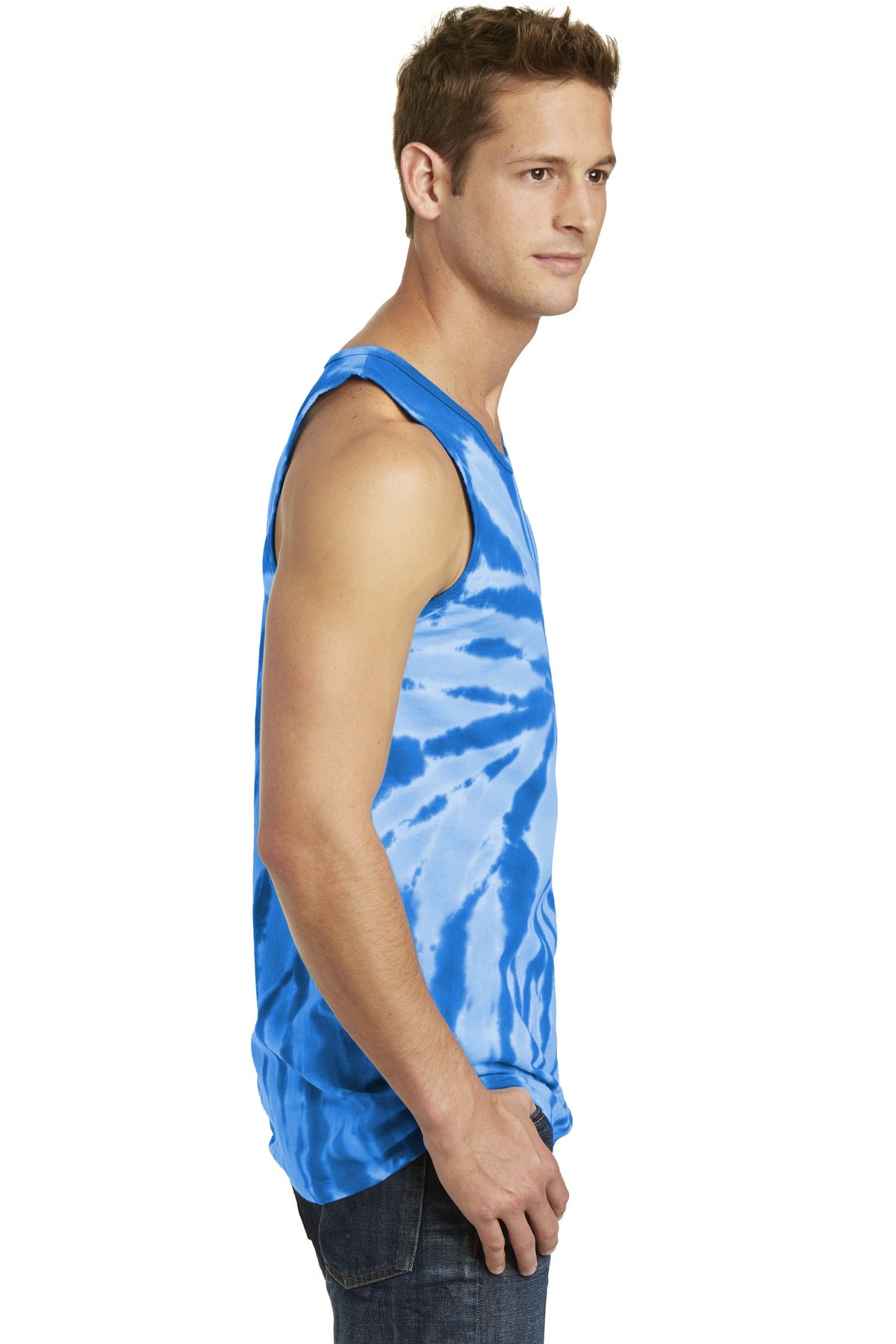 Royal Port & Co Tie-Dye Tank Top. PC147TT