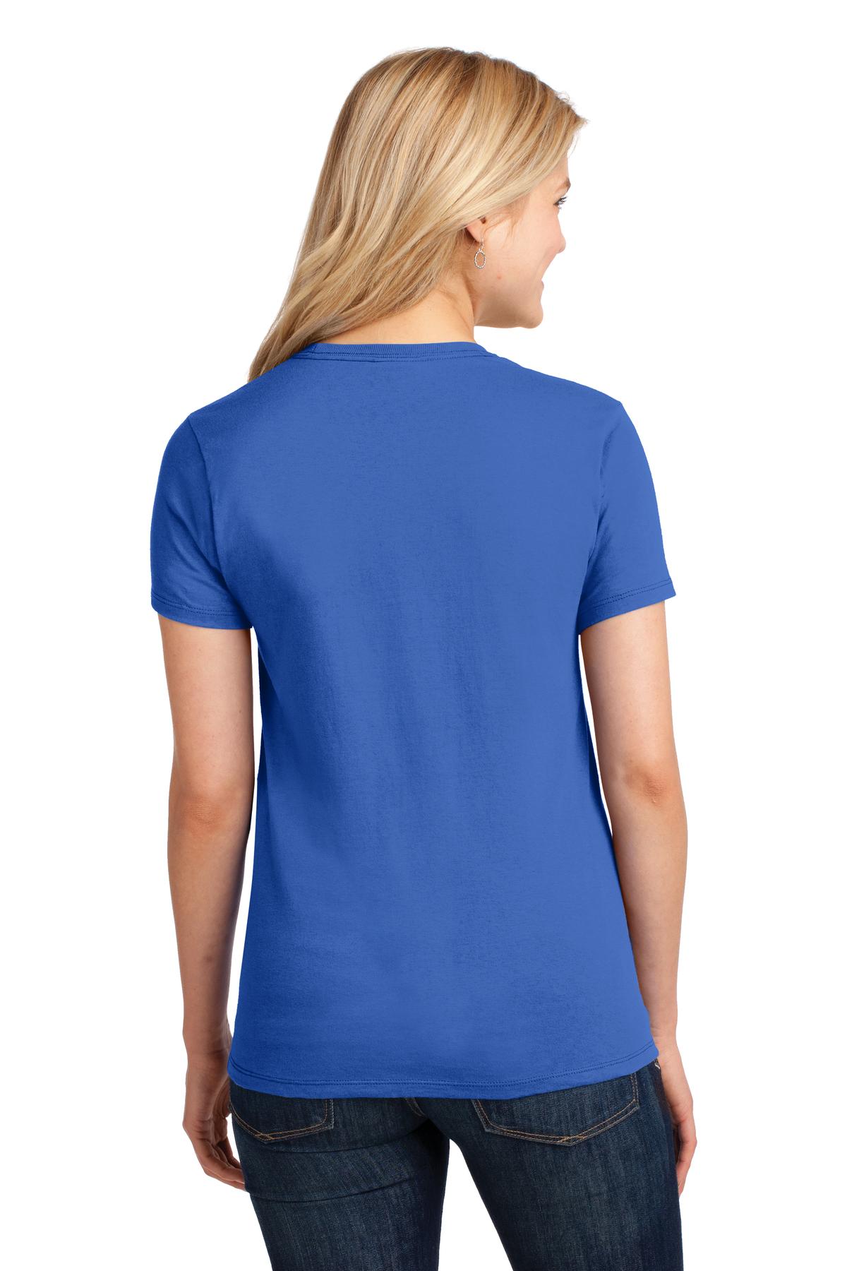 Royal Port & Co Women's Core Cotton Tee. LPC54 plain