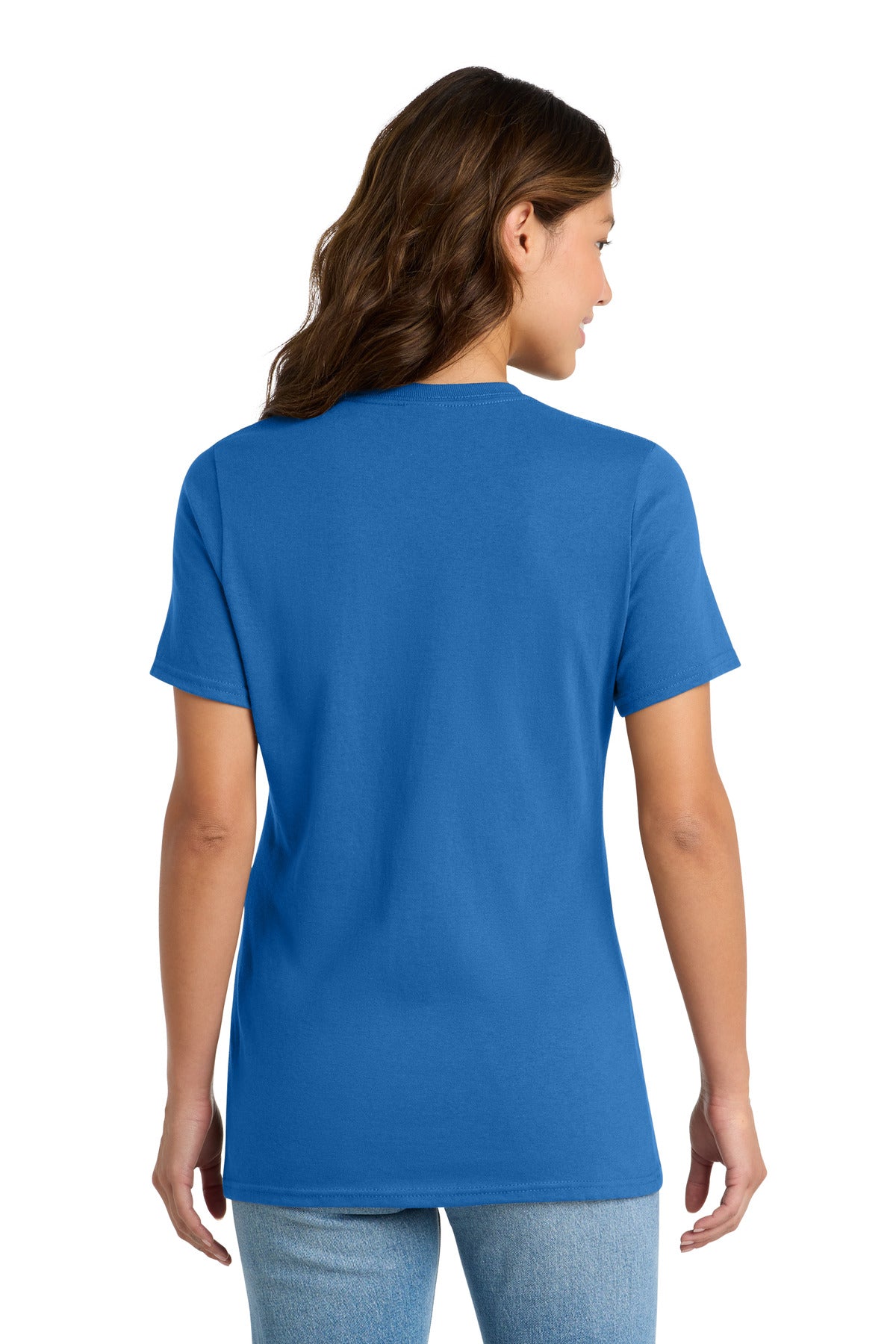 Royal Port & Co Women's Core Cotton Tee. LPC54 plain