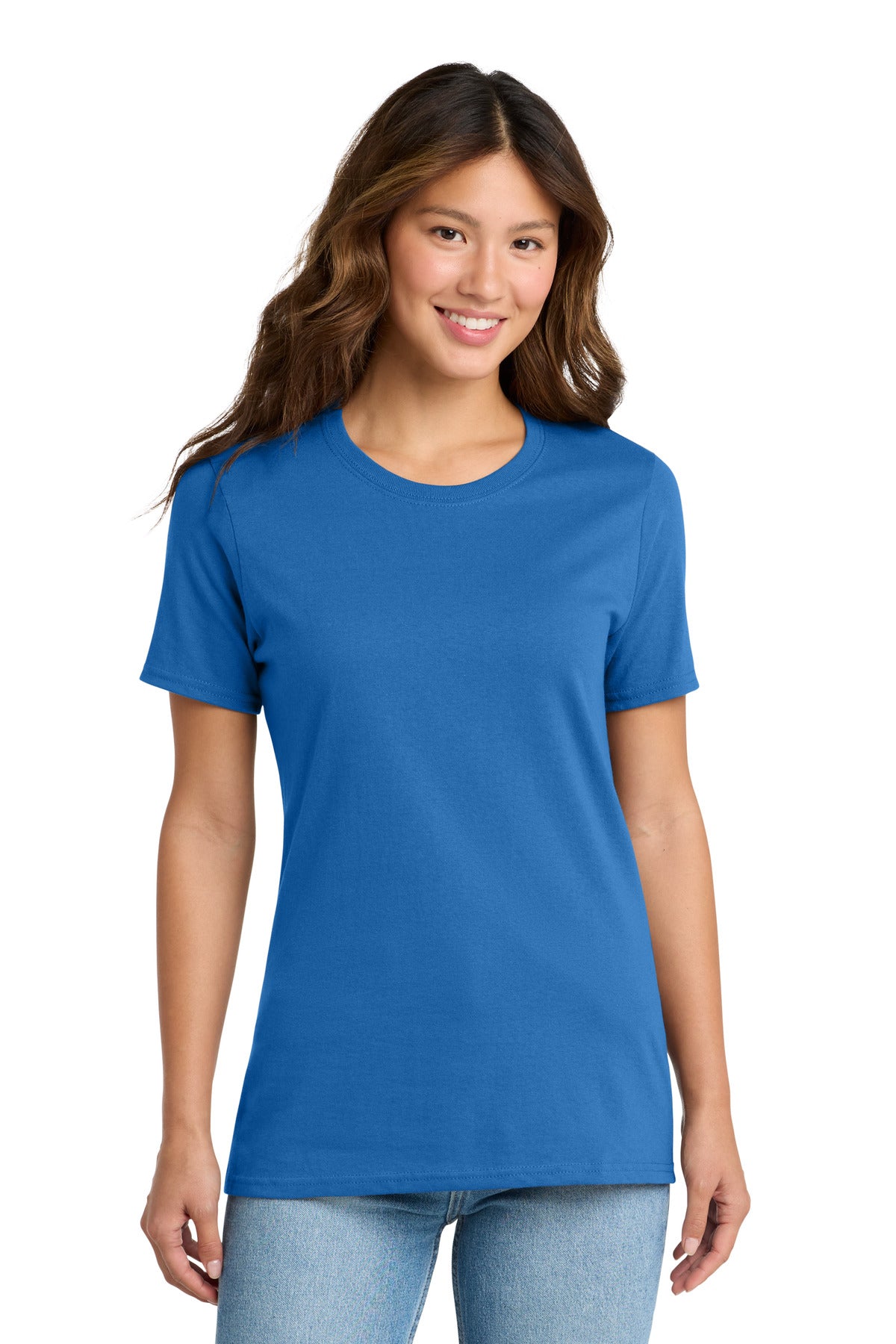 Royal Port & Co Women's Core Cotton Tee. LPC54 plain