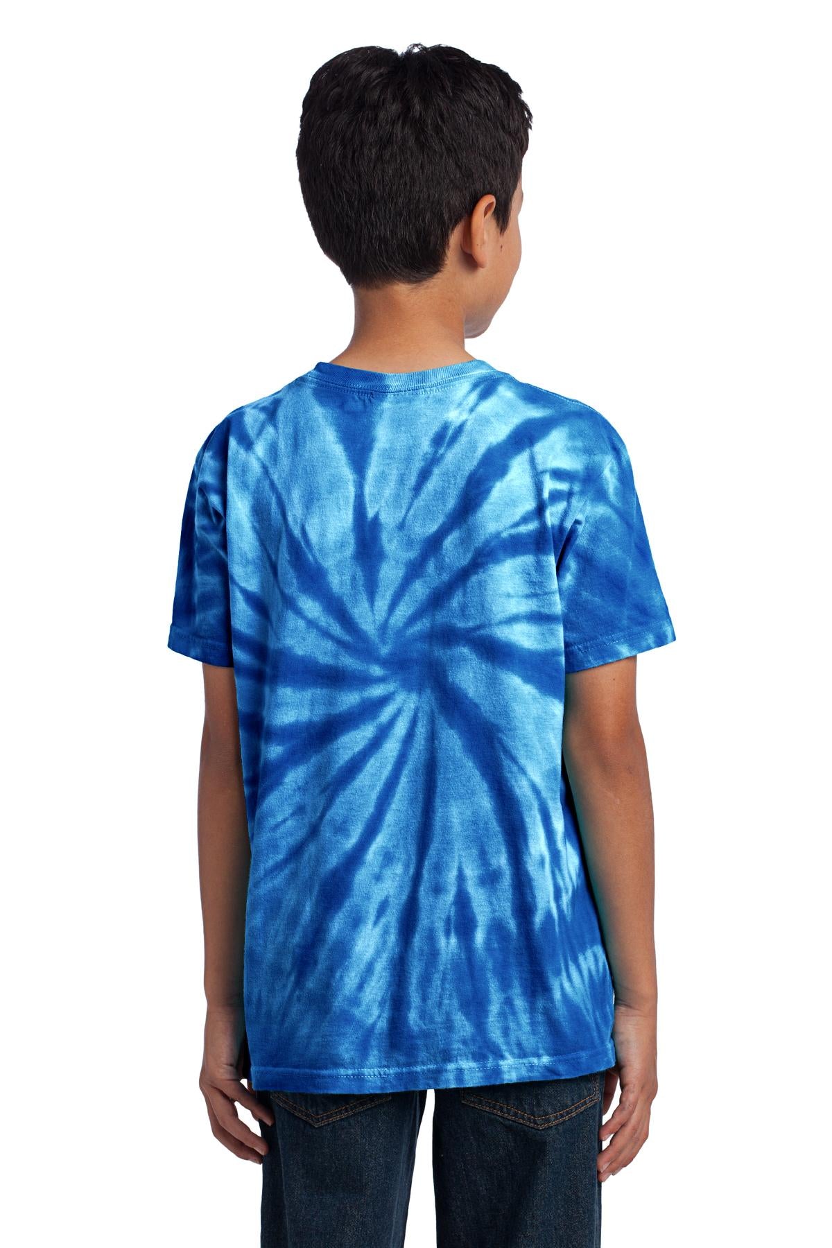 Royal Port & Co Youth Tie-Dye Tee. PC147Y plain
