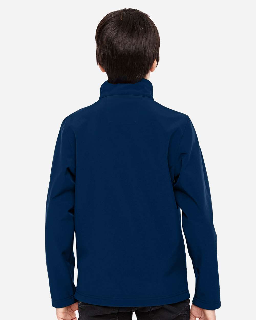 Sport Dark Navy Youth Leader Soft Shell Jacket - TT80Y plain