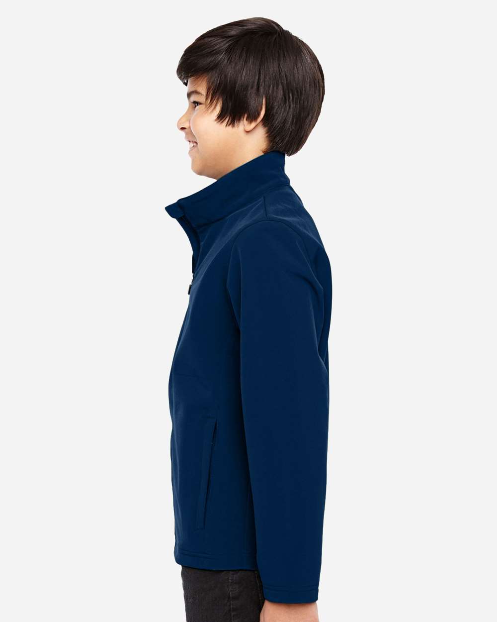 Sport Dark Navy Youth Leader Soft Shell Jacket - TT80Y