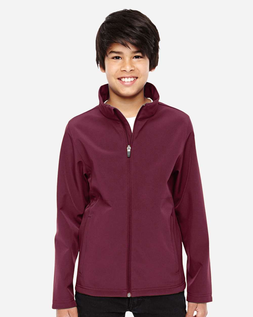 Sport Maroon Youth Leader Soft Shell Jacket - TT80Y