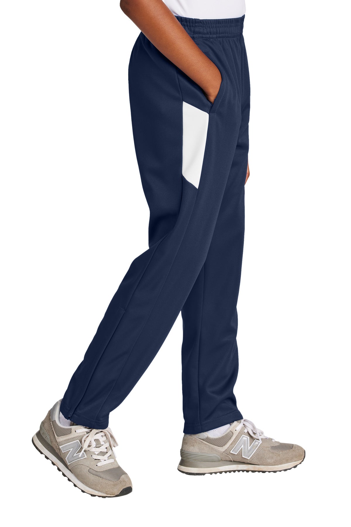 TrNv/White Sport-Tek Youth Travel Pant YPST800