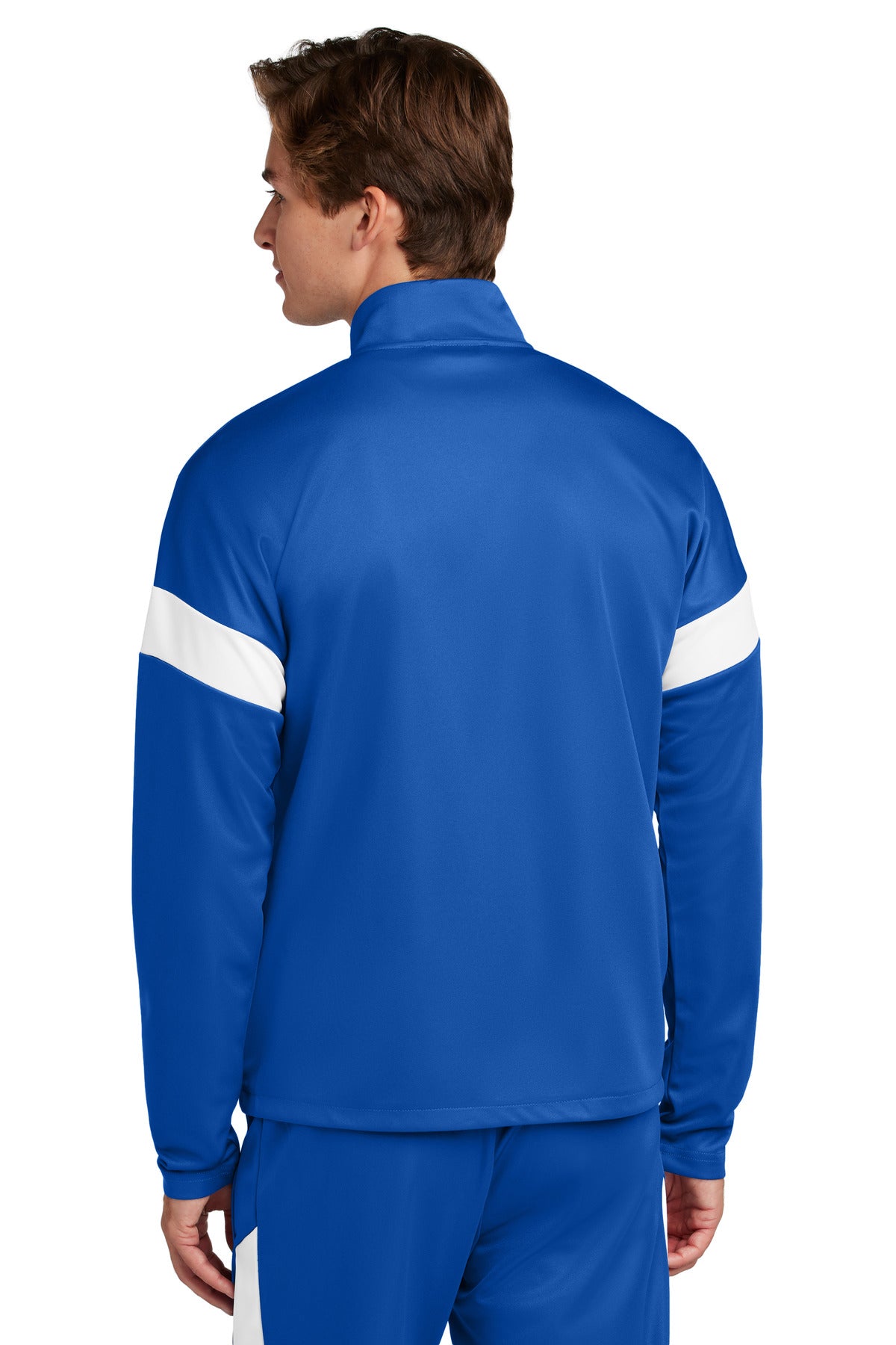 TRy/White Sport-Tek Travel Full-Zip Jacket ST800 plain