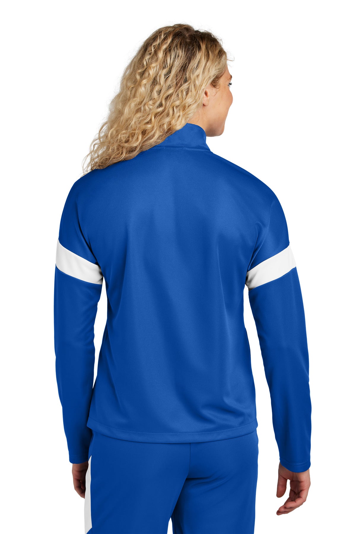 TRy/White Sport-Tek Women's Travel Full-Zip Jacket LST800 plain