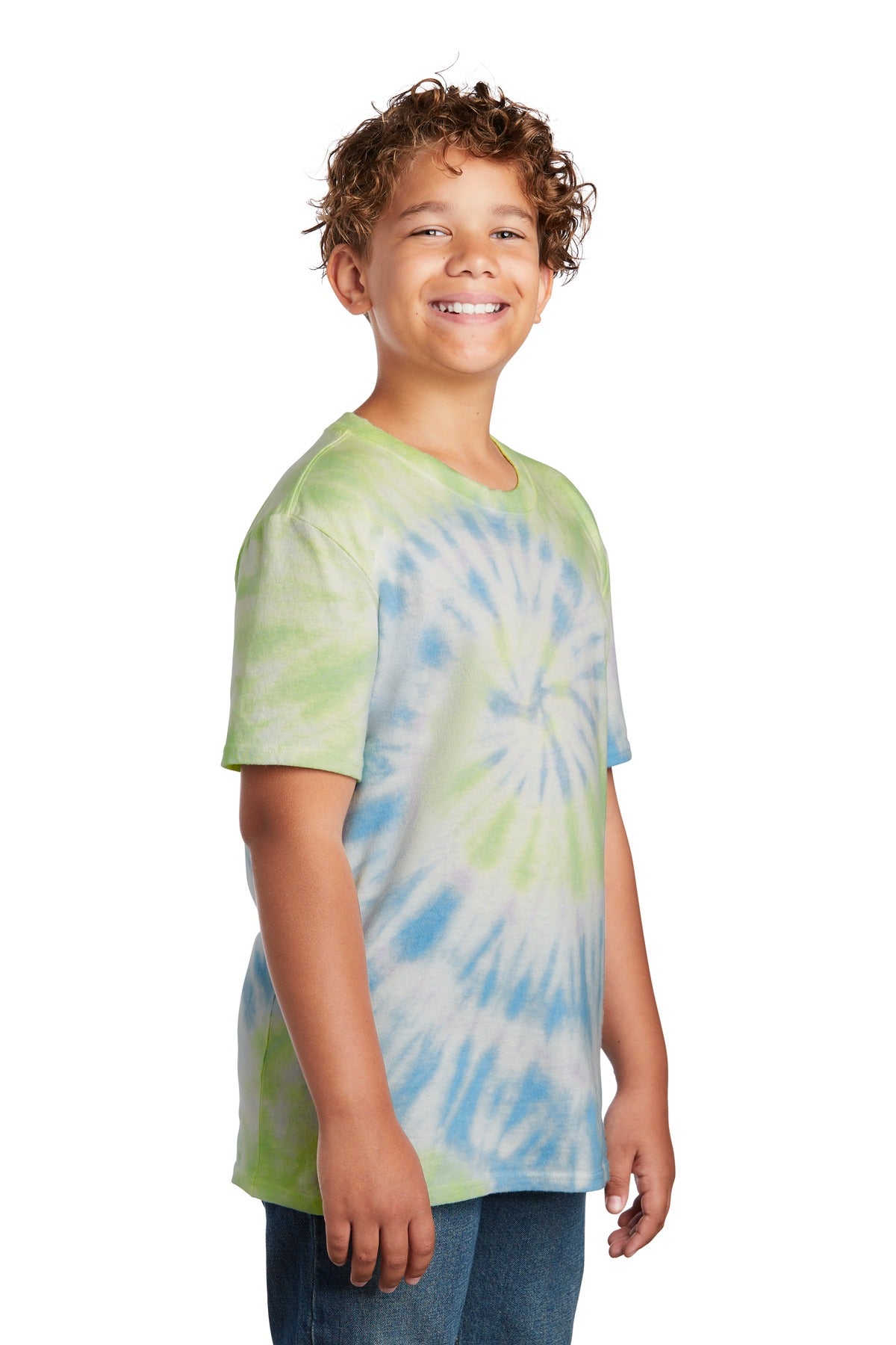 Watercolor Sp Port & Co Youth Tie-Dye Tee. PC147Y