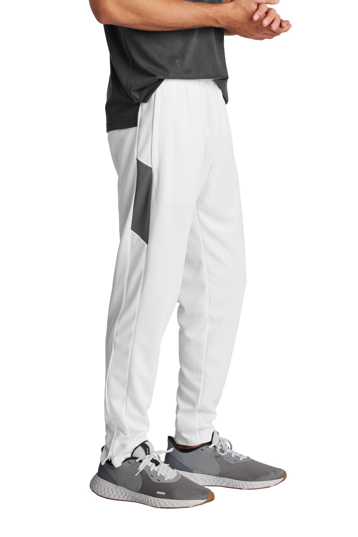 White/IrGy Sport-Tek Travel Pant PST800