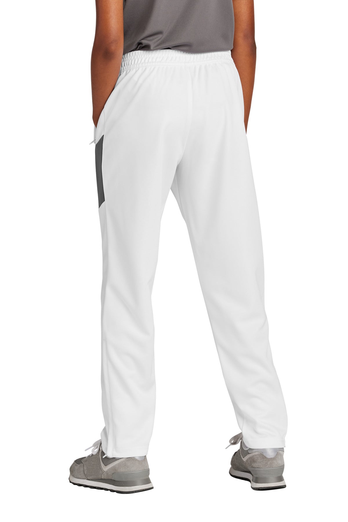 White/IrGy Sport-Tek Youth Travel Pant YPST800