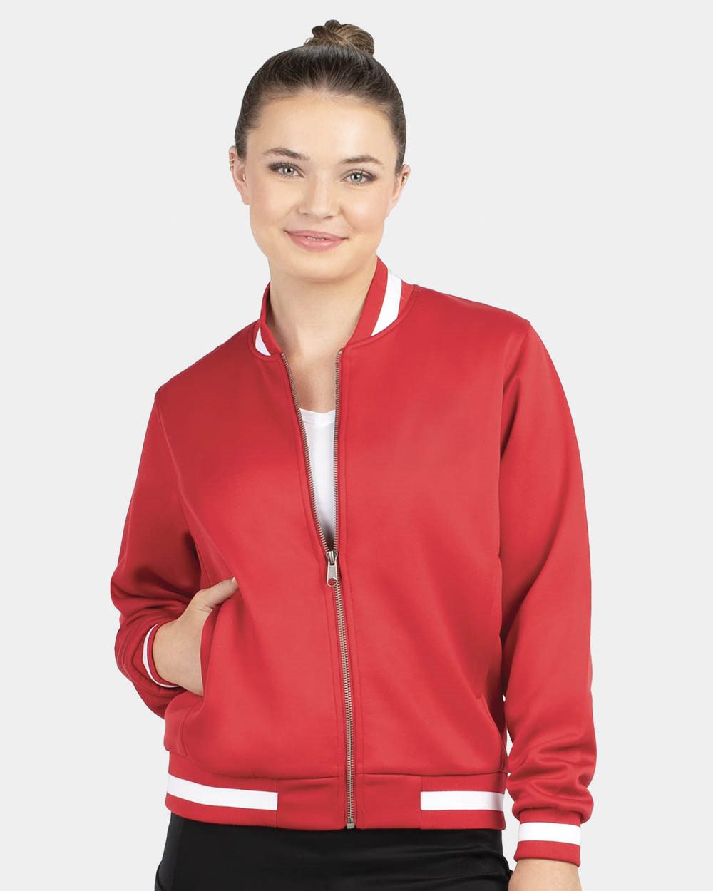 Women's V-Street Full-Zip Jacket - 223747 plain grouped